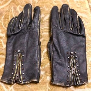 Harley Davidson WOMANS distressed riding gloves